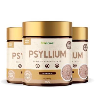 Imagem de Kit 3 Psyllium Puro em Pó 100g Fitoprime