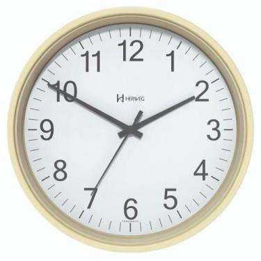 Imagem de Relógio De Parede Preto 22 Cm Herweg Tictac 6101