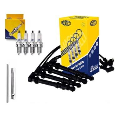 Imagem de Kit Cabos E Velas Brava Doblo Marea Palio Siena Strada Weekend 1.6 16v