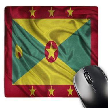 Imagem de 3dRose Mouse pad LLC 20 x 20 x 0,63 cm, bandeira de Granada (mp_31549_1)