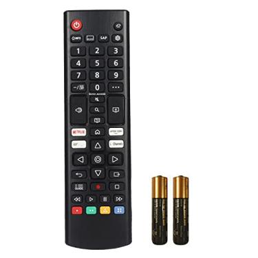 Imagem de AKB Controle remoto universal compatível com LG LED OLED LCD Smart TV, 4K 8K UHD HDTV, webOS NanoCell QNED Smart TV com teclas Netflix e Prime Video [inclui baterias]