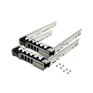 Imagem de 2 PACK Suporte para disco rígido 8FKXC 08FKXC Suporte de disco rígido SSD de 2,5 polegadas SAS SATA Caddy compatível com Dell PowerEdge R630 R730 R730XD T630 R430 T430 PowerVault MD1420 MD3420 Series