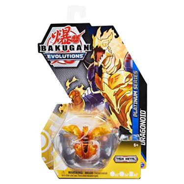 Imagem de Bakugan Evolutons Série Platinum 2022 Aurelus fundido (ouro) Dragonoid