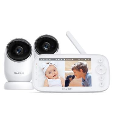 Imagem de Monitor de vídeo para bebês Dr.Care NovaView com 2 câmeras 5&quot; 1080P HD