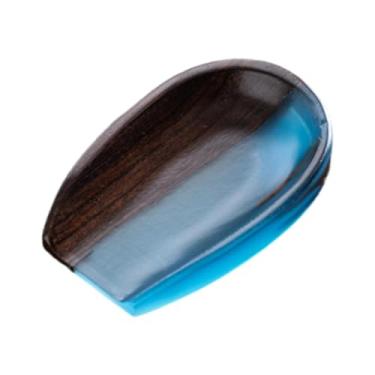 Imagem de WeiLaiKeQi Copo dosador de grãos de café, bandeja de pesagem, recipiente de medição de resina de madeira, bandeja dosadora de chá, colher de chá de folhas soltas, Color D