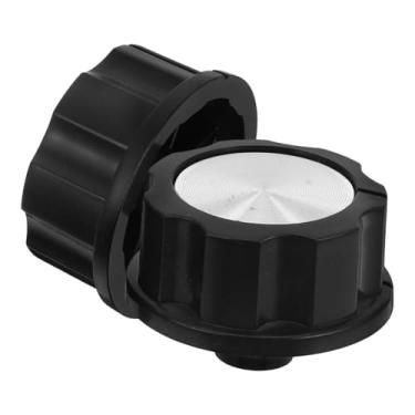 Imagem de Tofficu Pacote Com 2 Botões De Controle Para Fogão A Gás Para Churrasco Interruptor Redondo De Plástico Abs Para Forno Fritadeira Panela De Pressão Botão Liga/Desliga De Reposição Para