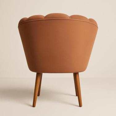 Imagem de Cadeira Poltrona Pétala Sala Estar Penteadeira e Salão - Platinum Deco