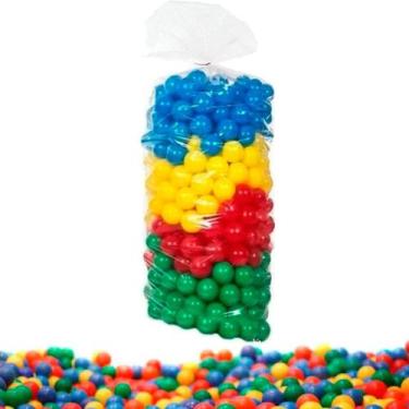 Imagem de Bolinhas Para Piscina Coloridas Macias E Resistente 100 Un - Brinquedo