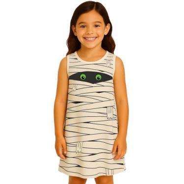 Imagem de Vestido Infantil Temático Fantasia Múmia - Calupa, 06