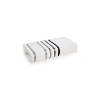 Imagem de Toalha Banho Karsten 70x140 - Fio Penteado Lumina, Branco