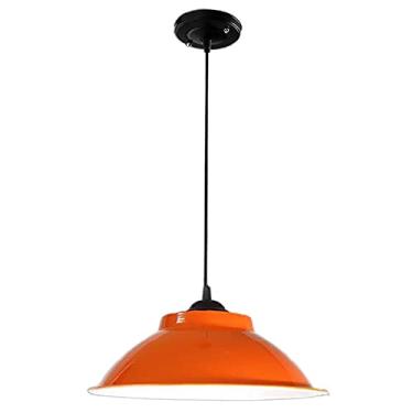 Imagem de CHENKUI Lustre, Abajur retrô industrial de metal ilha de cozinha, luminárias de teto internas E27/E26, luminária pendente decorativa de bar para sala de dançar, cozinha, café,