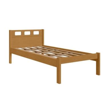 Imagem de Cama Solteiro 88x188 MDF Reforçada Denver para Quarto Infantil Adulto 