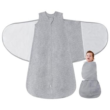 Imagem de Saco de dormir de algodão Baby Swaddle LILBESTIE 1.0 Tog cinza