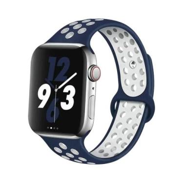Imagem de Pulseiras De Silicone Para Apple Watch De 45mm, 44mm, 49mm, Ultra2, 40