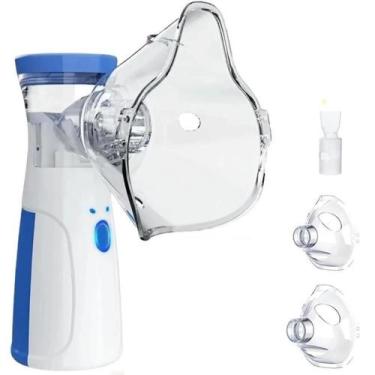 Imagem de Inalador Mini Nebulizador Silencioso Portátil Sem Fio Ultrassônico rec