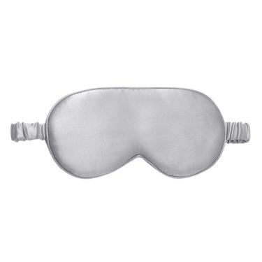Imagem de Máscara de dormir de seda Máscara de olhos com bloqueio de luz de dupla face