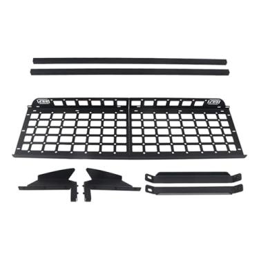 Imagem de 2019-2024 para Toyota RAV4 Molle Panel Modular Storage Panel System Organizadores de porta-malas Suporte de carga Suporte de bagagem, kit de prateleira, acessórios para carro, 1 conjunto (com barra