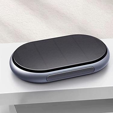 Imagem de HGTRH Purificador de ar inteligente, purificador de ar inteligente para poeira, alergias, concha de animais de estimação, pólen, odores carga do painel solar efeito de filtro 99,97% para casa e carro