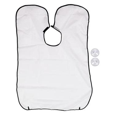 Imagem de CUOFYUNL Capa para corte de cabelo à prova d'água, lavável e ajustável, capa para estilo de cabeleireiro para salão de beleza e barbeiro