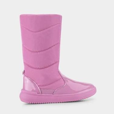 Imagem de Bota Infantil Cano Longo Bibi Urban Basic Drop Rosa-Feminino