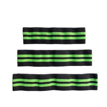 Imagem de Kit 3 Hip Bands Elastico Forte - Faixas Elastica - Mini Band de Três Intensidades Confortavel(VERDE)