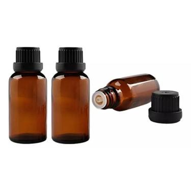 Imagem de Kit Com 50 Frasco Gotejador Ambar 10Ml - Rplabor