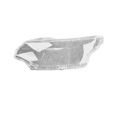 Imagem de Compatível com mitsubishi outlander 2013 2014 2015 lente de cobertura do farol dianteiro automático faróis vidro transparente abajur máscara escudo da lâmpada(Left)