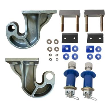 Imagem de Kit de pivô para capô inferior Peterbilt e kit de bucha de parafuso de dobradiça do capô do motor compatível com Peterbilt 379 378 377 Acessórios substituir 13-04708R 13-04708L 13-04154 13-04164