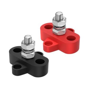 Imagem de Bloco De Distribuição De Energia 12V 250A Com Barramento E Poste De Ba