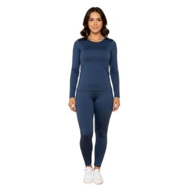 Imagem de Blusa + Calça Térmica Peluciada Segunda Pele Frio Feminina - AG Indust