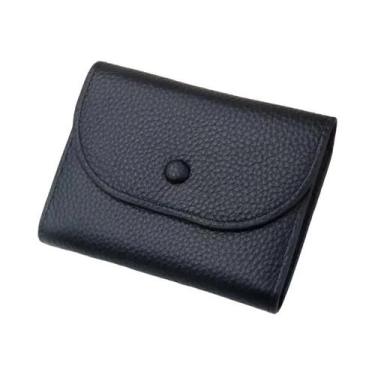 Imagem de Carteira Masculina Ultrafina, Mini Carteira Curta, Porta-cartões Femin