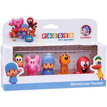 Imagem de Bonecos miniaturas pocoyo cardoso - Brinquedos Cardoso, Pocoyo