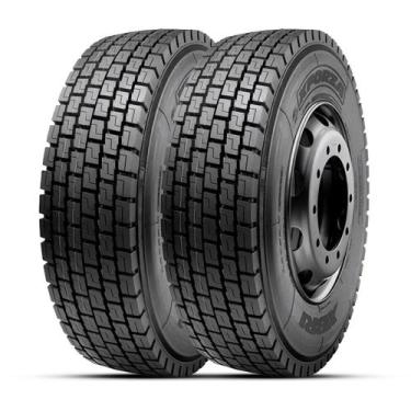 Imagem de Kit 2 Pneu Aro 22.5 295/80R22.5 Xbri Forza P1 152/149J 18PR