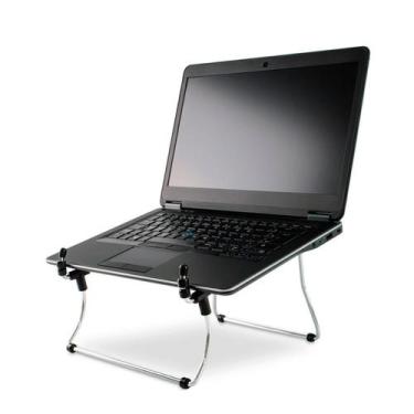 Imagem de Suporte Notebook Reliza Aço Ergonômico NR17 Ajustável Dobrável Postura