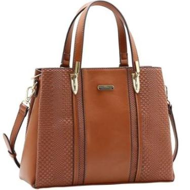 Imagem de Bolsa Feminina Mini Tressê Elegante Moderna Alça Mão Chenson-Feminino