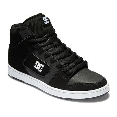 Imagem de DC Tênis masculino casual de skate Manteca 4 Hi cano alto, Preto/branco, 39