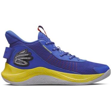 Imagem de Tênis de Basquete Masculino Under Armour Curry 3Z7, Azul, 39