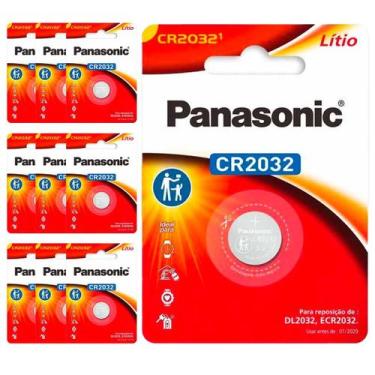 Imagem de 10 Baterias Cr2032 Panasonic