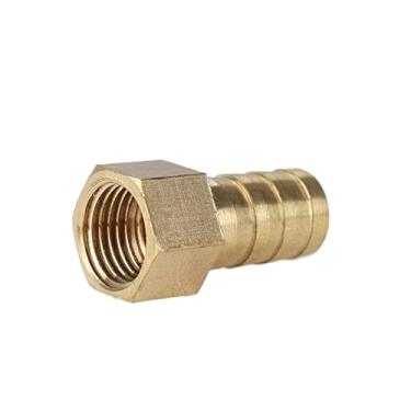 Imagem de Série BSP com rosca fêmea de latão Acoplamento 6 mm / 8 mm / 10 mm / 12 mm Peças pneumáticas Adaptador de mangueira de gás, 3/8 ", 8 mm