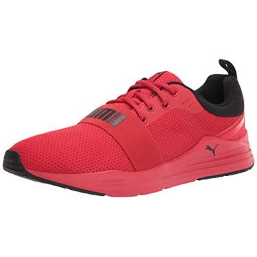 Imagem de PUMA Tênis masculino de corrida com fio, Alto risco vermelho - puma preto, 11