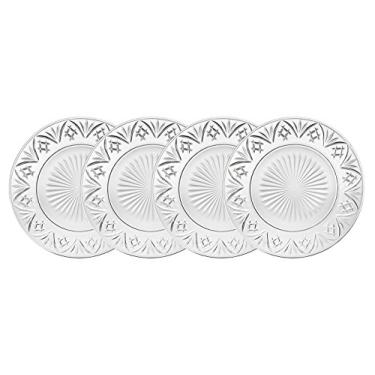 Imagem de Godinger Dublin Crystal Set of 4 10.5" Dinner Plates