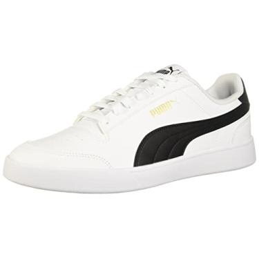 Imagem de PUMA Shuffle masculino, Puma branco-puma Black-Puma Team Gold, 43