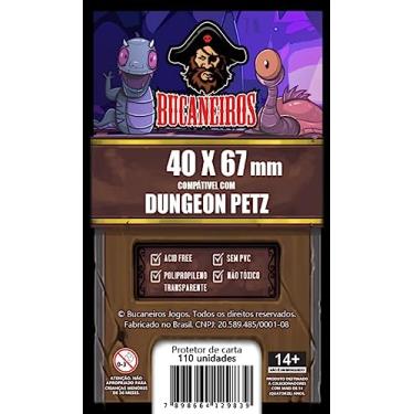 Imagem de BUCANEIROS Sleeve Customizado para Dungeon Petz (40 x 67) - Protetor de Carta em PP - 110 Unidades - Polipropileno