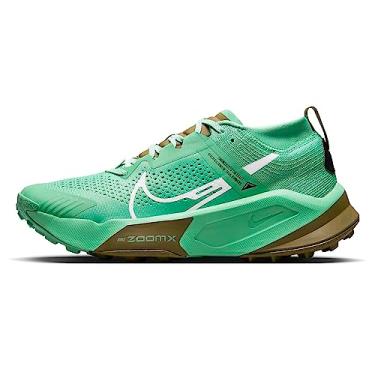Imagem de Nike Tênis de corrida masculino ZoomX Zegama Trail (verde primavera/branco/verde-oliva, us_Footwear_Size_System, adulto, masculino, numérico, médio, numérico_39), Verde, 40