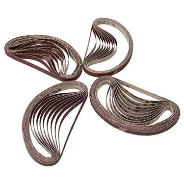 Imagem de 10 pcs 13x457mm Cinto de lixagem de polimento abrasivo para lixeira de lixeira de cinto Moagem para acessórios Grit 40/60/80/120 YYDFPIIA (Grit : Grit 40)