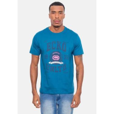 Imagem de Camiseta Ecko Estampada Azul