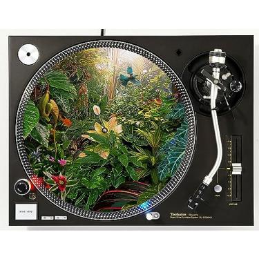 Imagem de DJ Retro Vintage Jungle #2 Scratch Pad 1200 Memorabilia de Vinil 30,5 cm Tapete Deslizante Toca-discos Tapete de DJ x 1