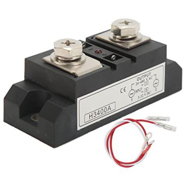 Imagem de Relé de estado sólido industrial, 400A DC para AC Relé ABS Housing Controlador de distribuição de energia com chip inteligente DC 3-32V para AC 24-480V