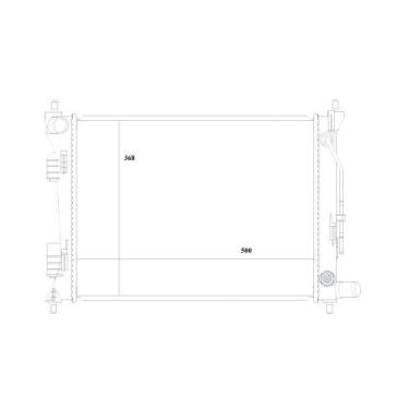 Imagem de Radiador Hb20 S 2013 a 2024 Magneti Marelli RMM1133HI