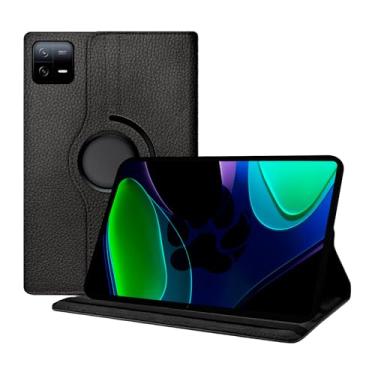 Imagem de Capa Capinha Case Giratória Para Xiaomi Pad 6 (Tela 11") - C7 COMPANY (Preto)